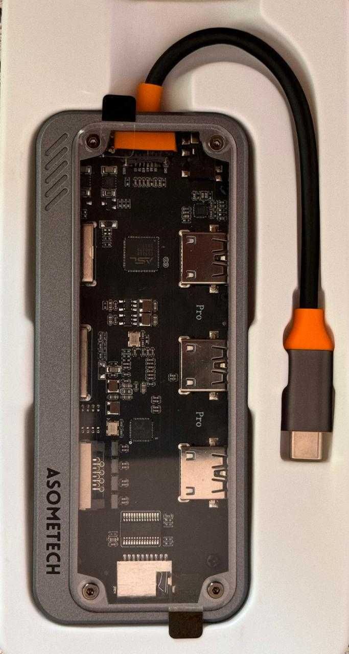 Hub Dock Asometech 10 in 1