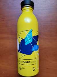 Lekka stalowa butelka na wodę Urban Bottle 500 ml marki 24 Bottles