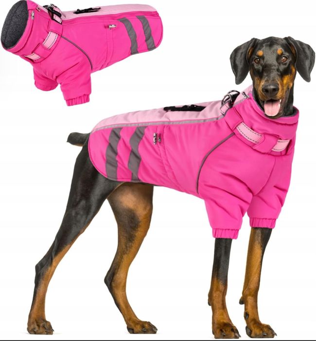 Wodoodporna Ciepła Wysokiej Jakosci  Kurtka Dla Psa L