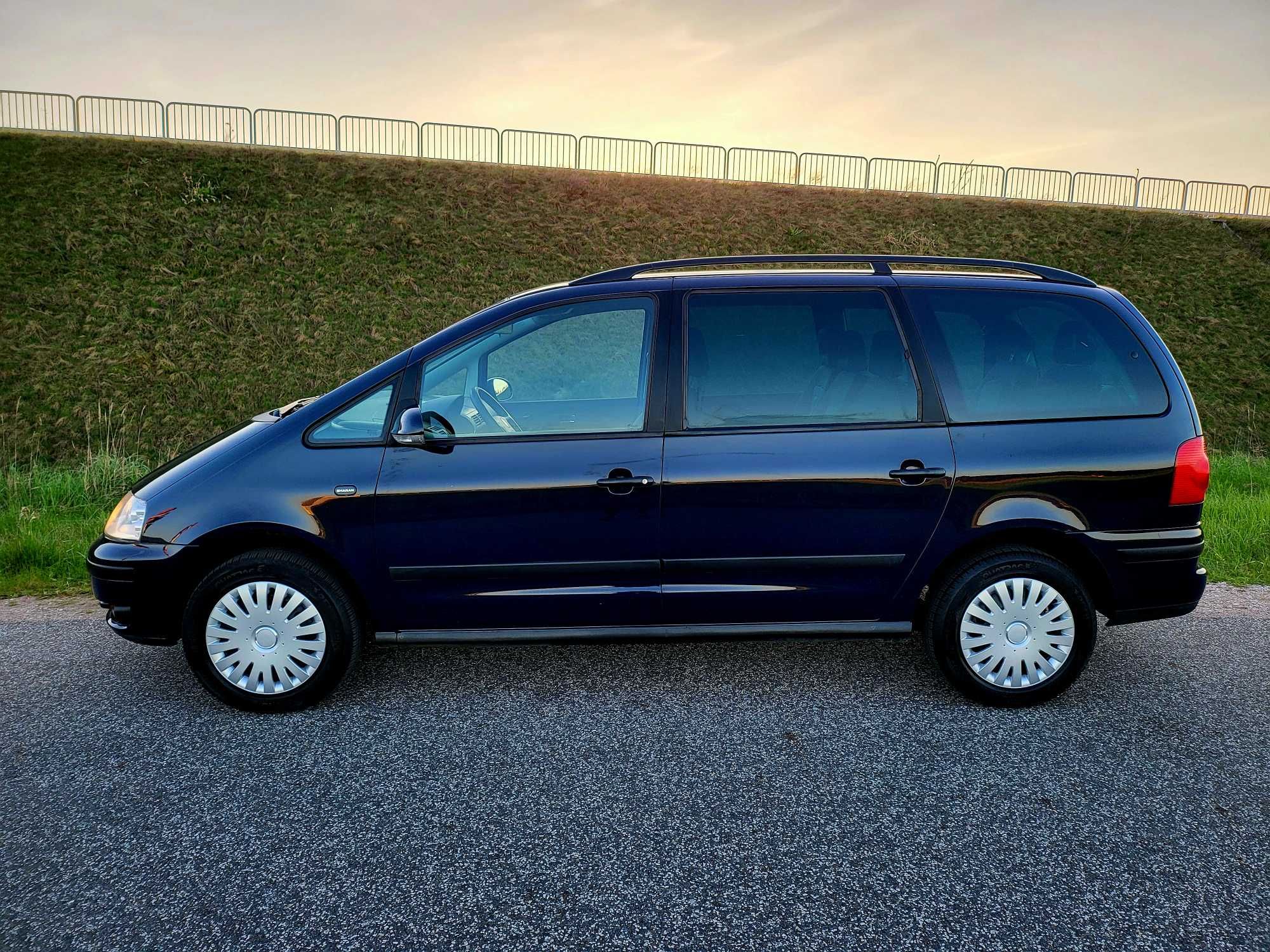 VW SHARAN 2.0 B 06 7os klima grz.fotele 6bieg hak 3x foteliki JAK NOWY