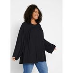 bonprix luźna bluzka oversize tunika z rozcięciami 38
