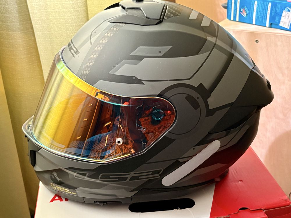 Kask ls2 blenda,2szyby,raz uzyty