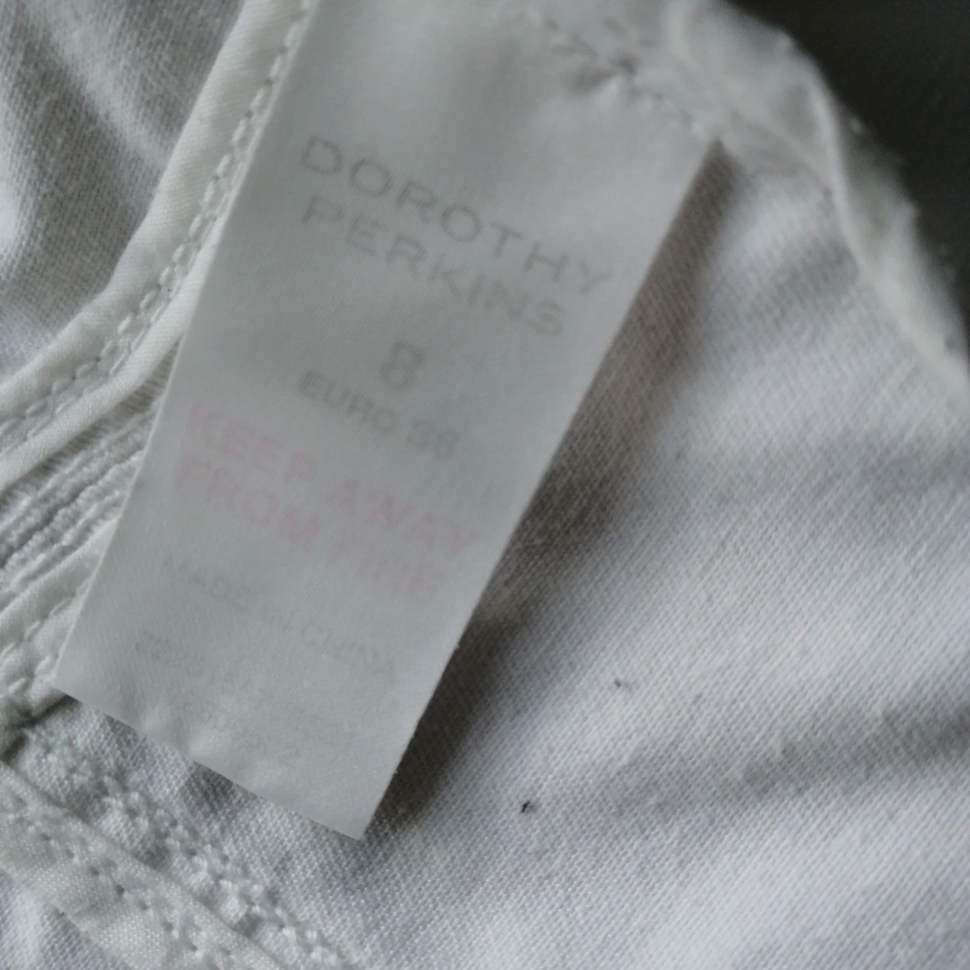 Biała kurtka jeans rozmiar 36 Dorothy Perkins