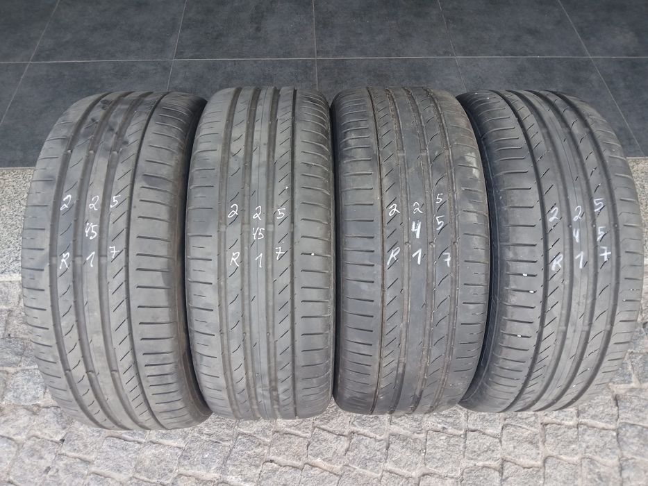 4 pneus 225 45 r17 continental