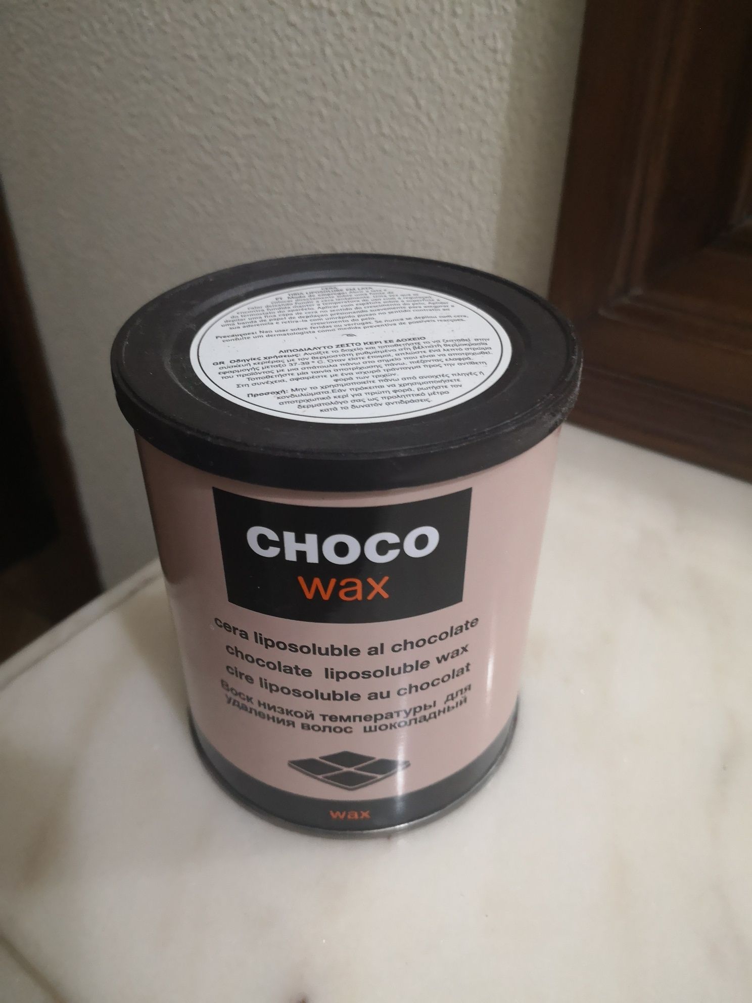Cera depilatória choco wax chocolate depilação 800ml