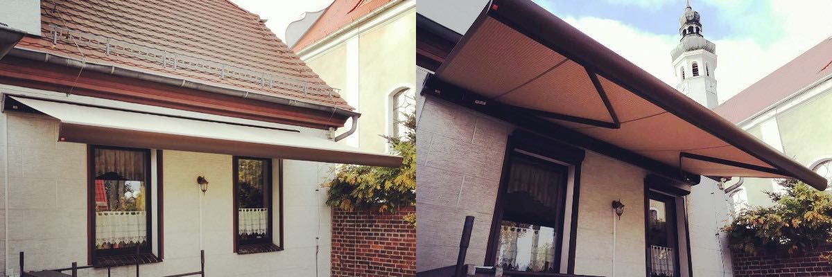 MARKIZA Tarasowa NA WYMIAR Markizy Zadaszenia Tarasowe Ogrodowe Ogród