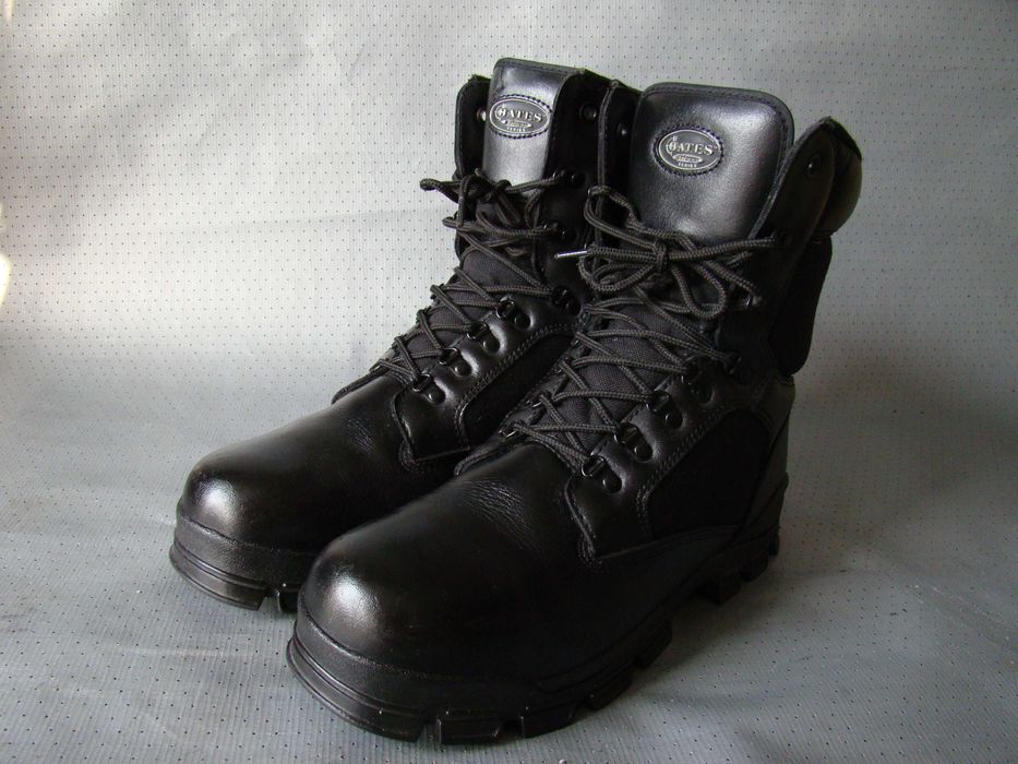 Кожаные ботинки вездеходы BATES Combat 44 - 45р Берцы Кордура Оригинал