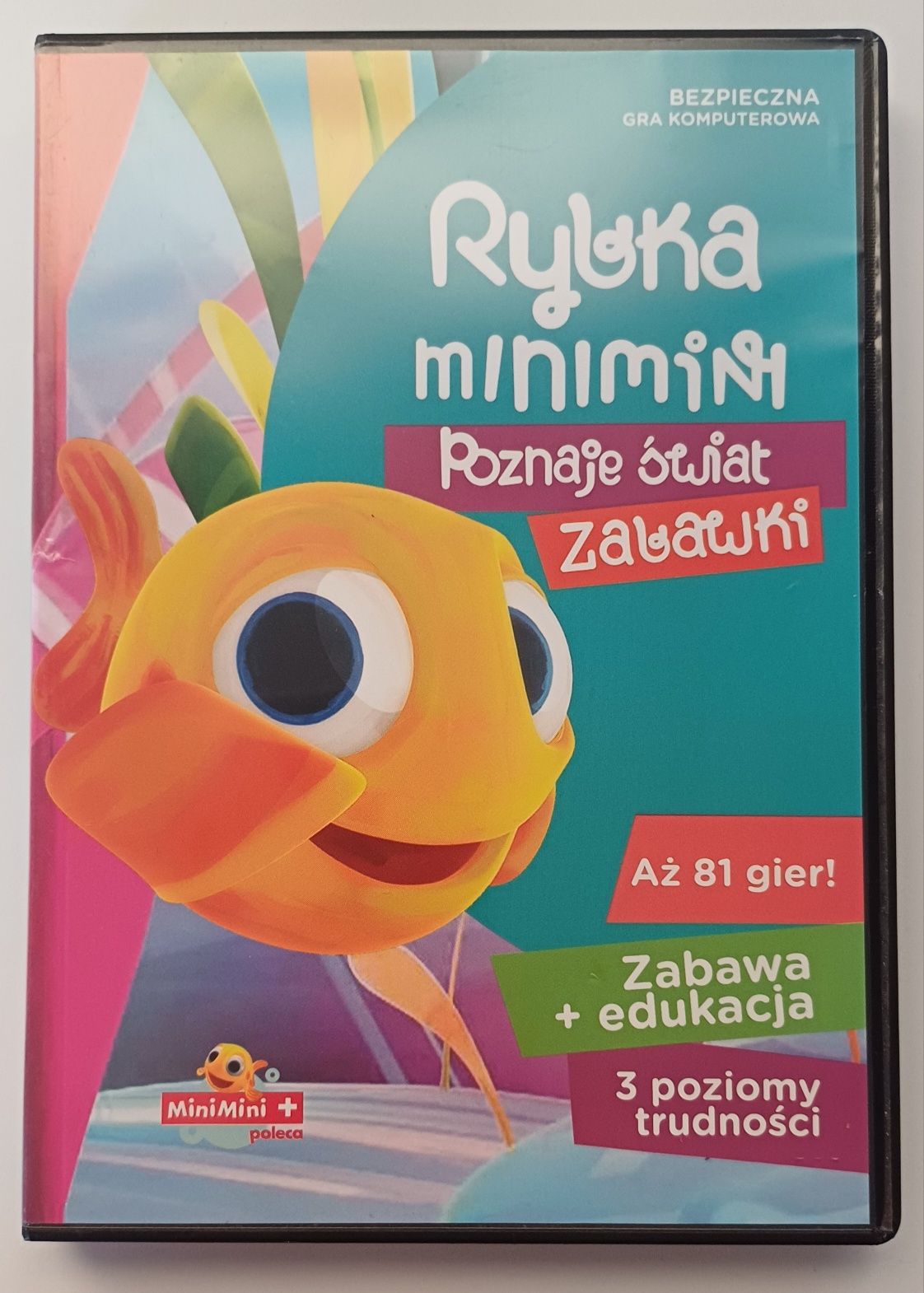 Rybka minimini poznaje świat. Zabawki bezpieczna gra komputerowa