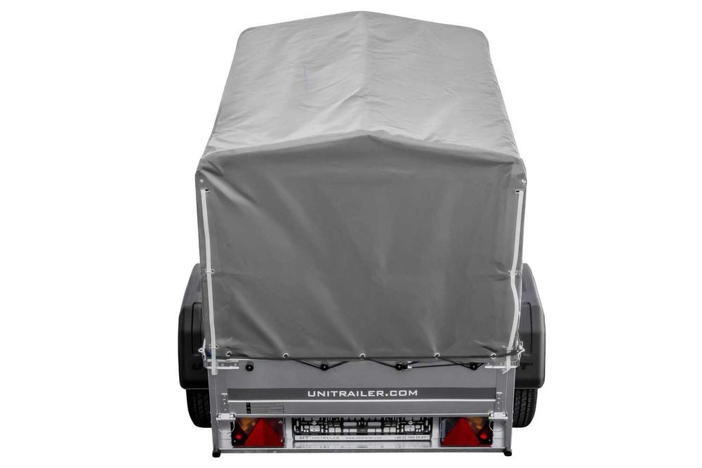 Przyczepka 150x106 GARDEN 150 KIPP ze stelażem H-800 + szary pokrowiec