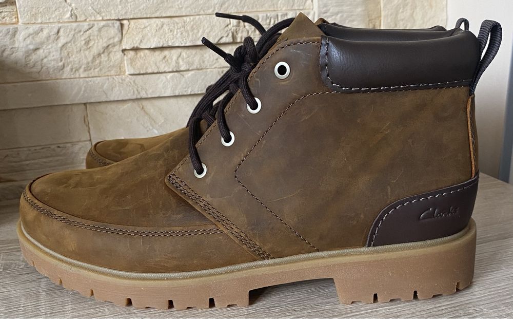 Trapery Clarks Rossdale Mid  Brązowy r.45 (29,5 cm)
