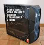 Computador Gamer e Workstation RTX 3080Ti, 64GB Ram, 5TB Ryzen 9 5900X