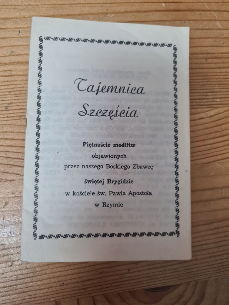 Tajemnica Szczęścia - Piętnaście modlitw objawionych