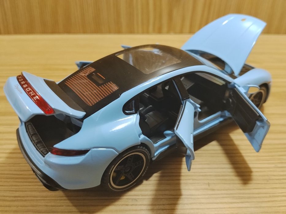 Модели Porsche Toycan 1:32 Автоэксперт Металл свет звук инерция Порш