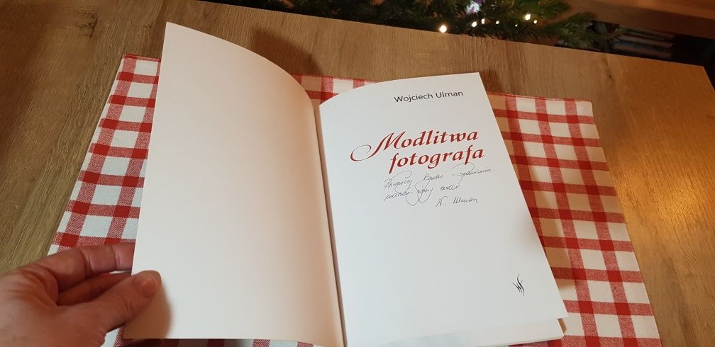 Wojciech Ulman Modlitwa fotografa z dedykacją i autografem