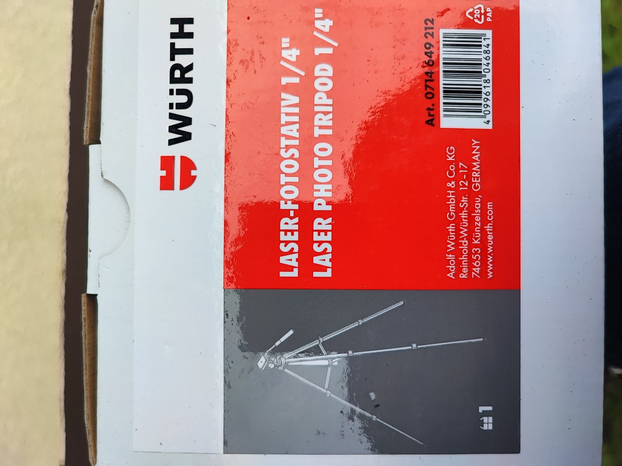 Statyw lasera würth