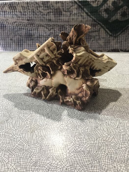 Корабль керамика в аквариум