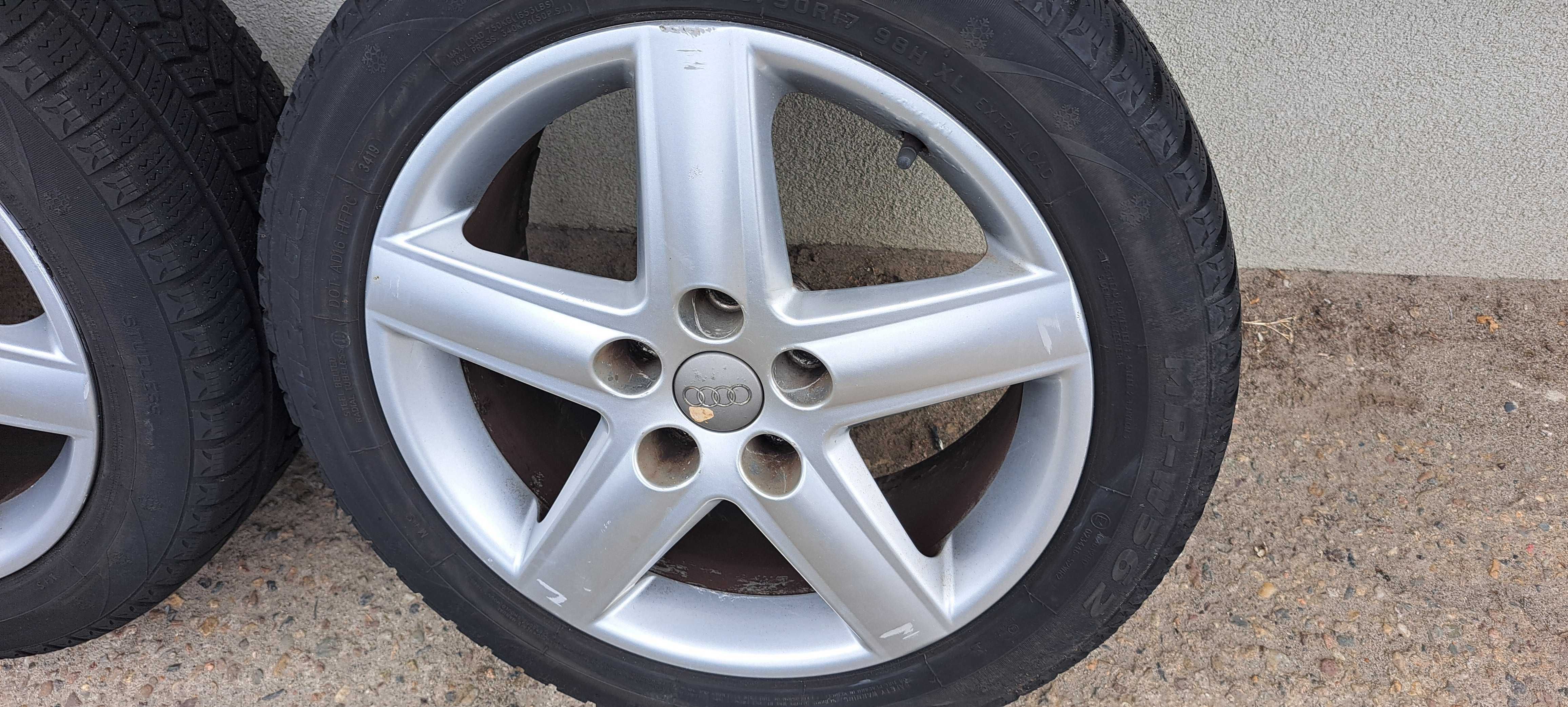 Felgi aluminiowe koła opony Audi A6 C6 5X112 17" A4 A8