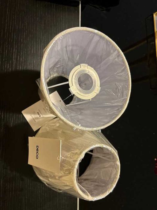 Abajur cinza claro - NOVOS