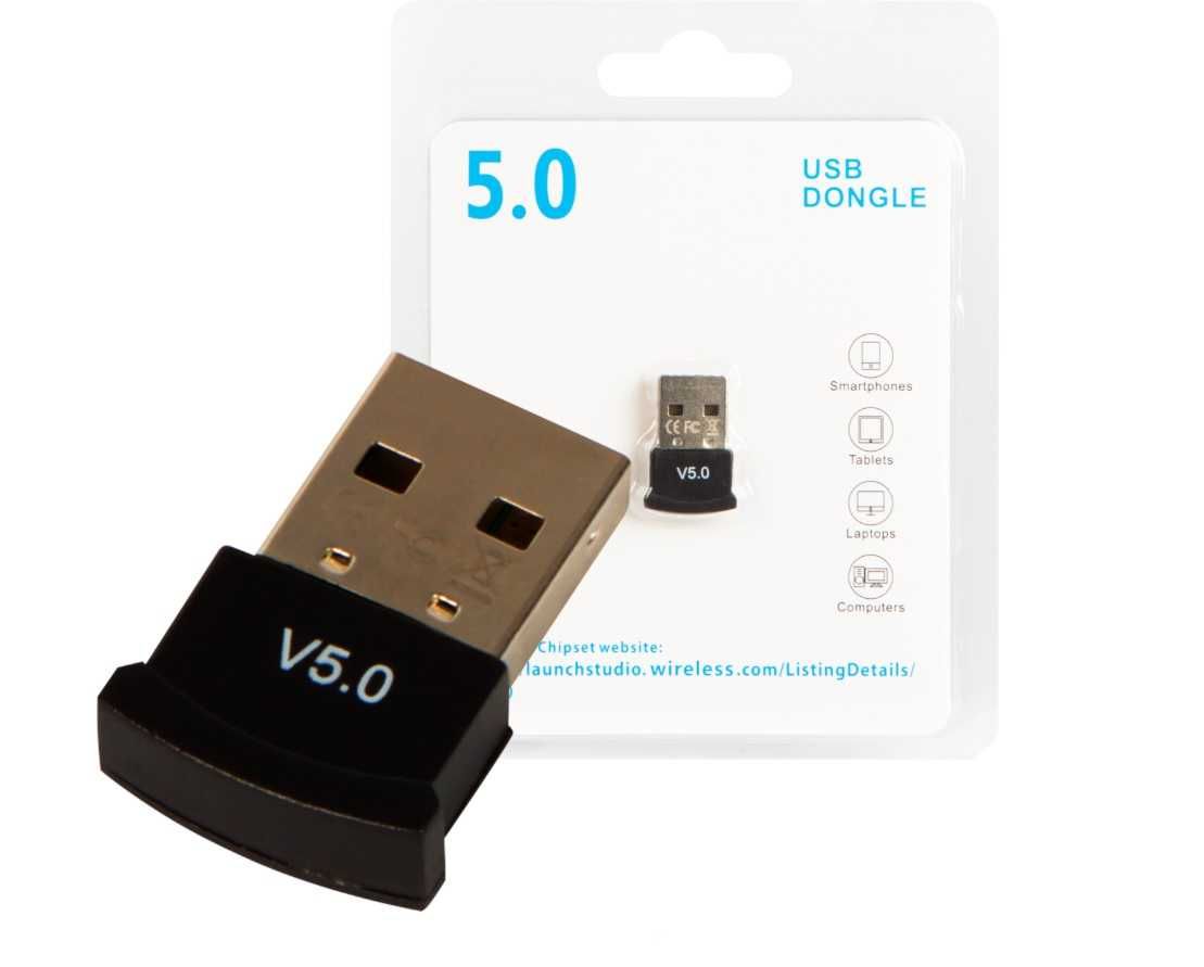 Adapter Bluetooth 5.0 USB Mini Nano Laptop Komputer Nowy