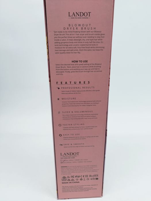 Szczotka do włosów z gorącym powietrzem