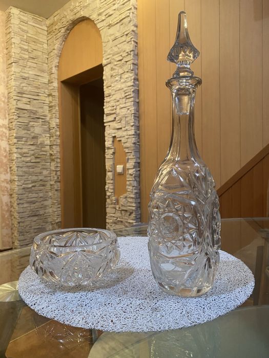 Графин чешське скло