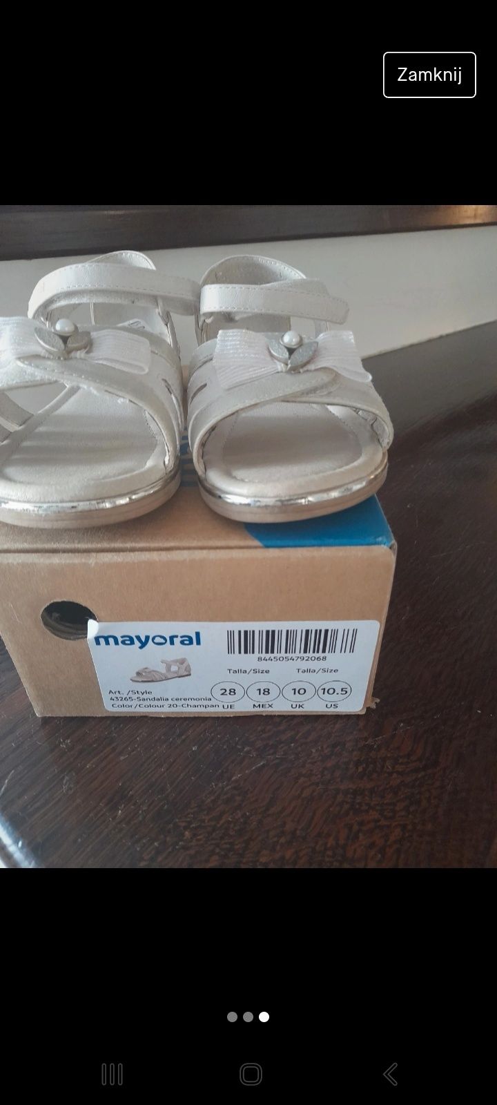Sandałki Mayroal 28