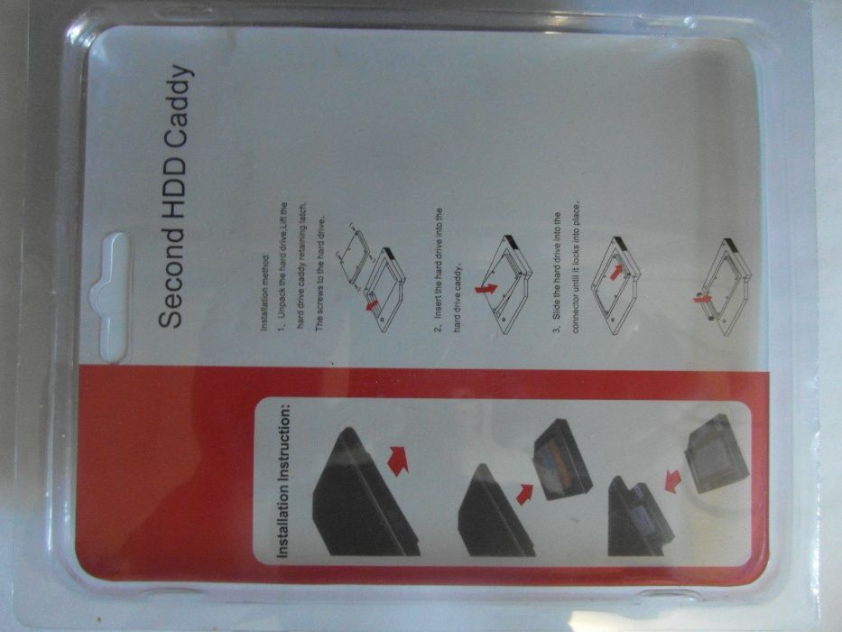 Оптибей карман для  ноутбука 12.7 / 9.5 / 9.0мм. (Second HDD Caddy)