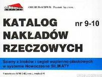 KNR 9-10 Ściany z bloków i cegieł wapienno-piask. Nowoczesne SILIKATY