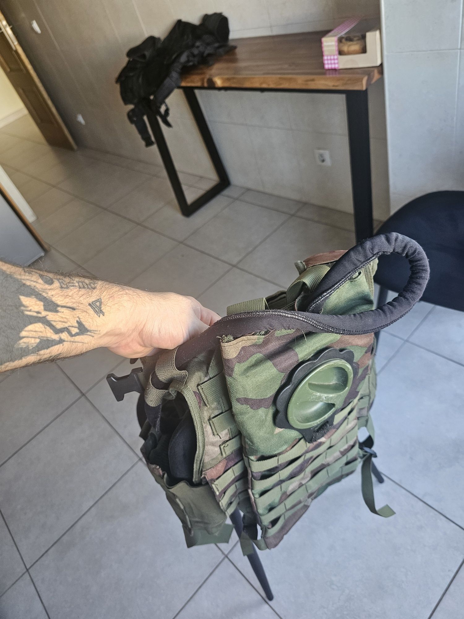 Materiais de Airsoft.