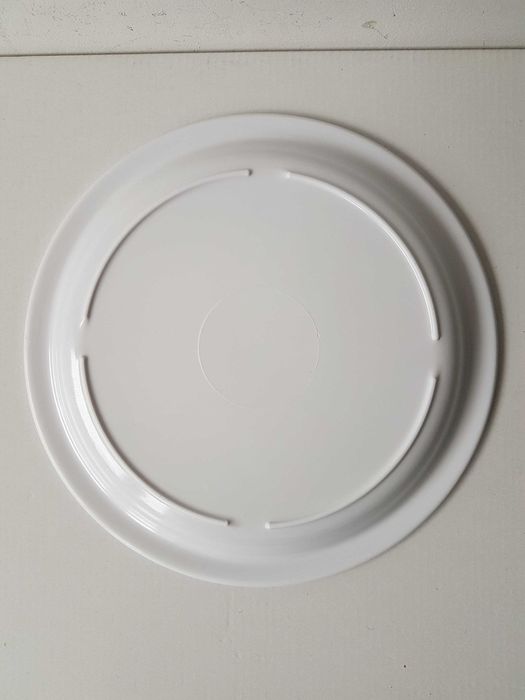 Plastikowy talerzyk i miseczka owady biedronka pająk pszczółka