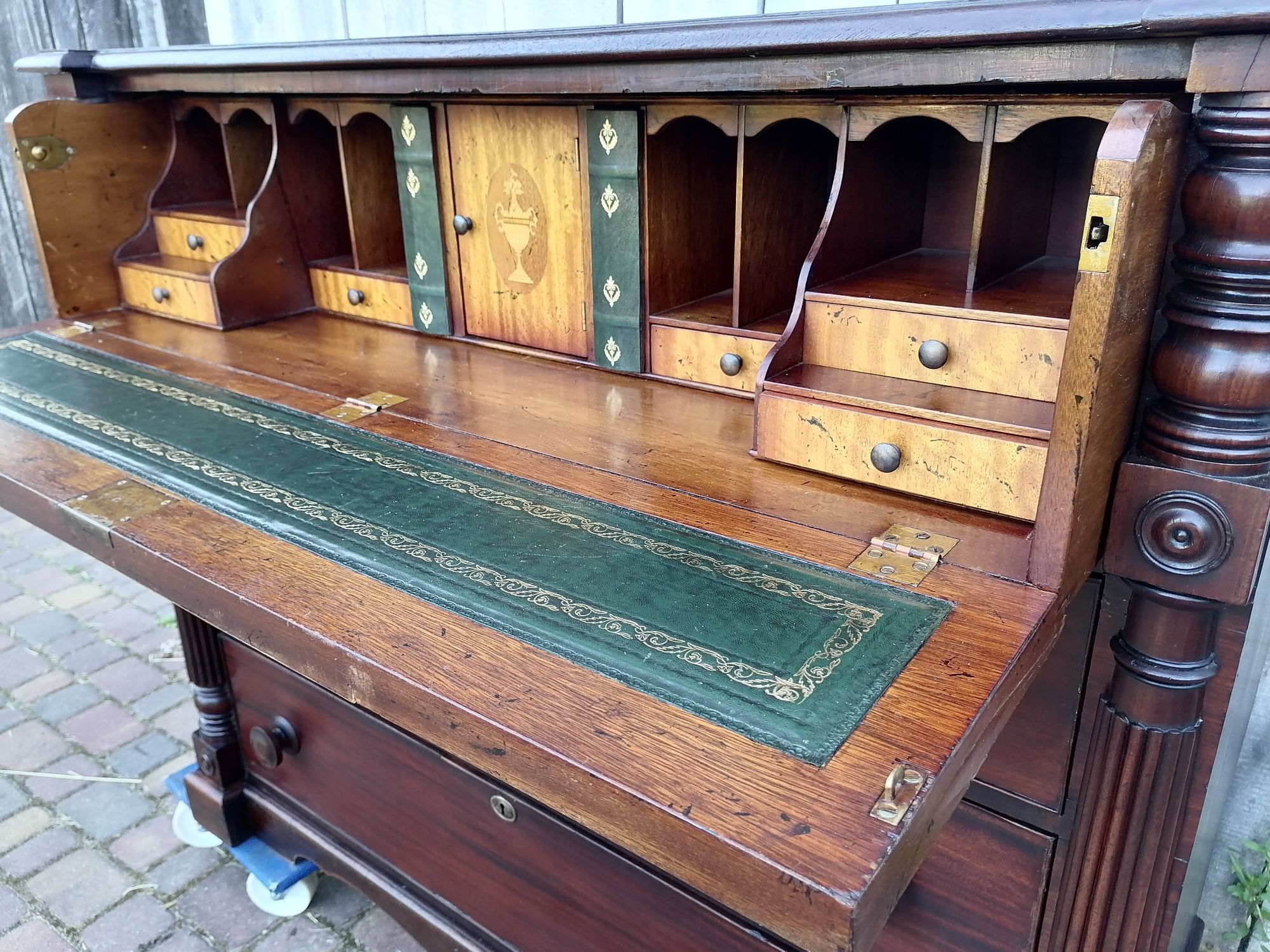 Sekretara biedermeier komoda sekretarzyk