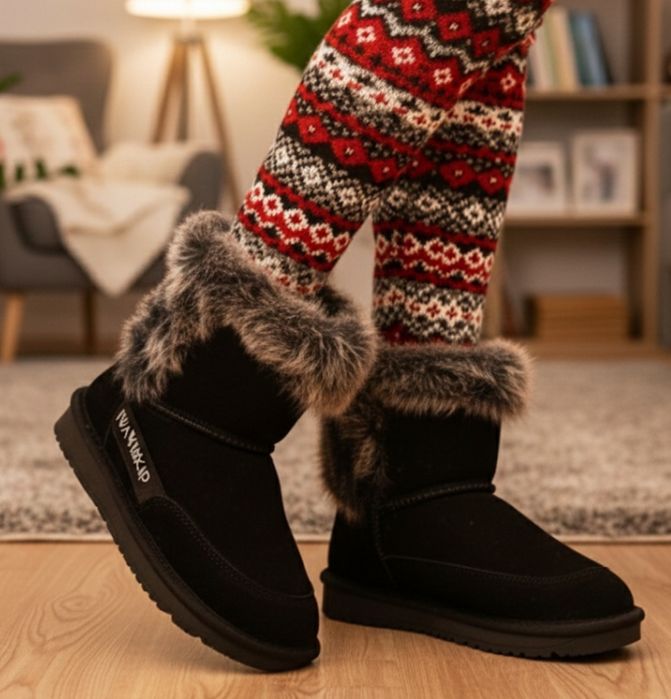 РОЗПРОДАЖ!!!Натуральний замш.Дитячі зимові черевики, чобітки, уггі. На