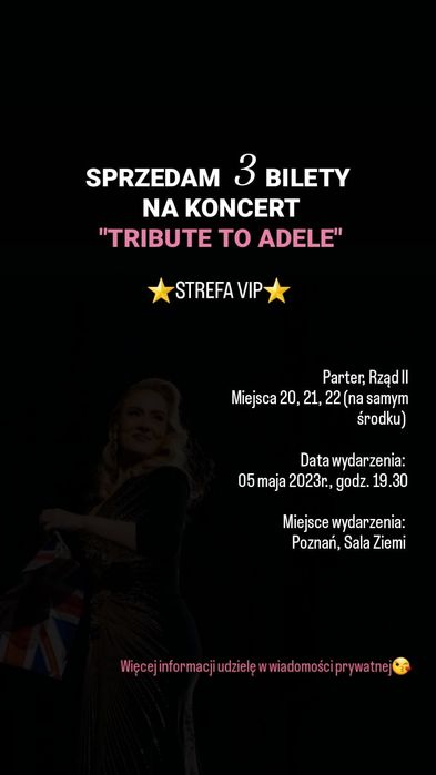 Bilety Adele, koncert 