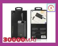 Power bank King power-33 30000мАг 20Вт швидкою зарядкою