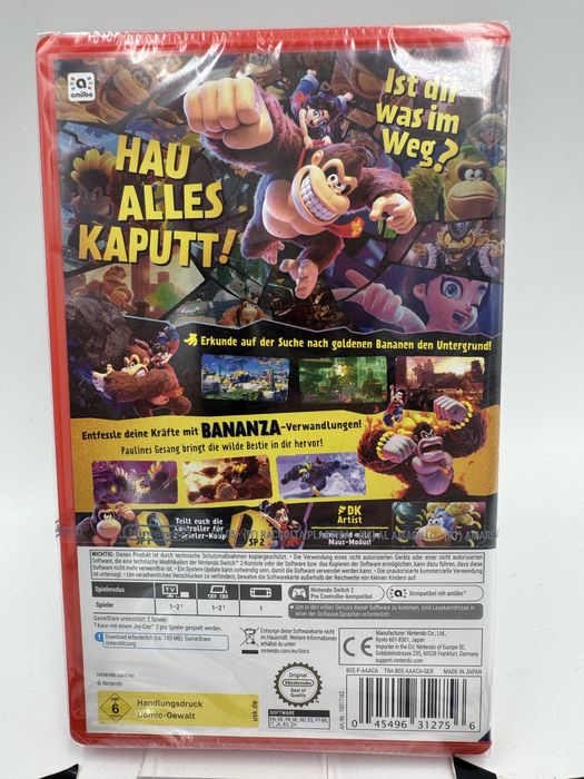 Nowa Donkey Kong Bananza Switch 2 Gwarancja