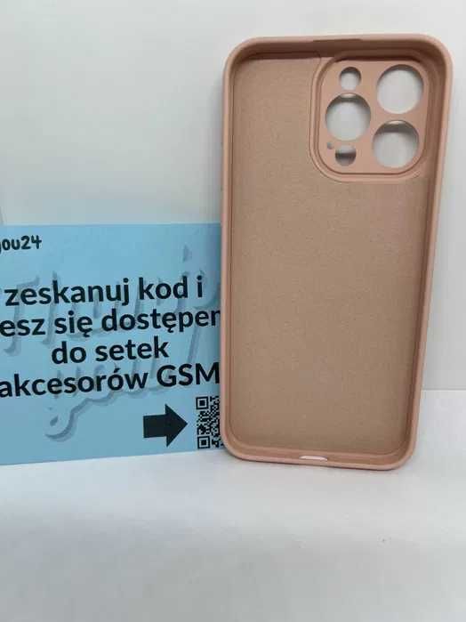 Mercury MagSafe Silicone Mikrofibra - iPhone 15 Pro Max - Róż Jasny