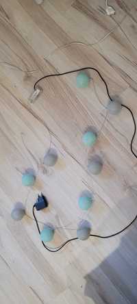 Cotton balls, 10szt. Szary, miętowy