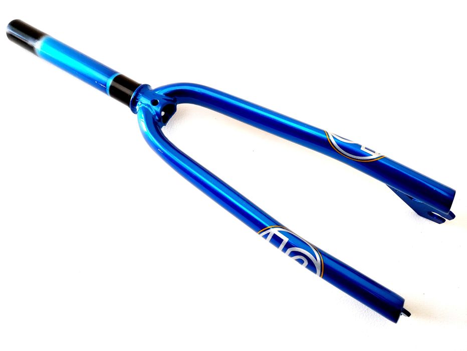 Nowy Lekki Widelec NOS GT Cr-Mo Racing BMX 1 1/8" 20" Niebieski