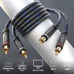 KabelDirekt – Kabel RCA audio stereo 2 x 2 cinch – 3 m