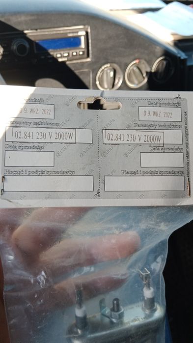 Grzałka do zmywarki 2000W 230V