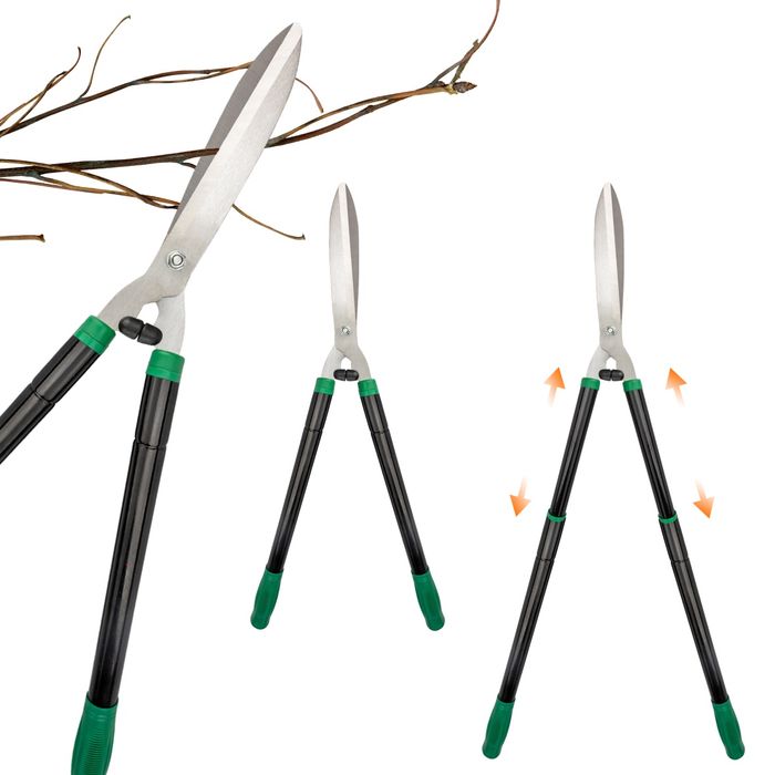 Nożyce teleskopowe ogrodowe do gałęzi krzewów