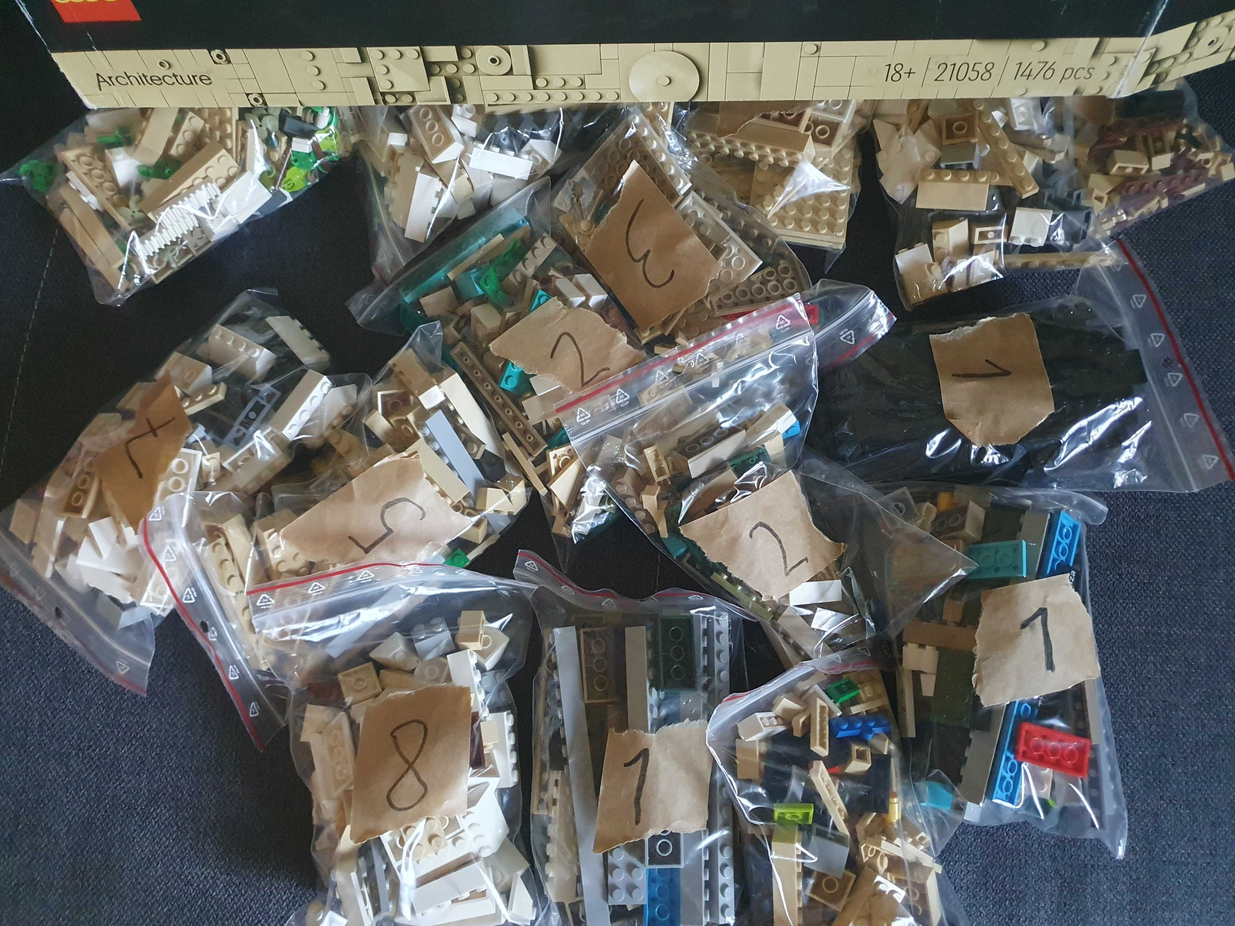 Lego architecture piramida 21058