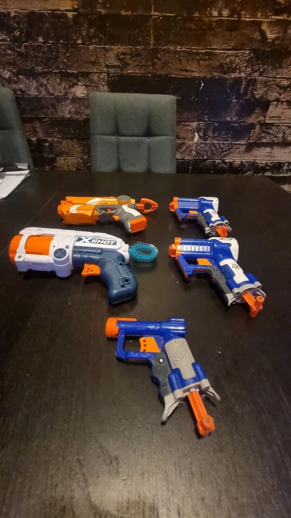 Conjunto de 5 Nerf