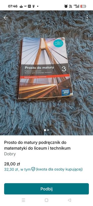 Prosto do Matury. Podręcznik do Matematyki 3. Nowa Era. Zakres rozsz.