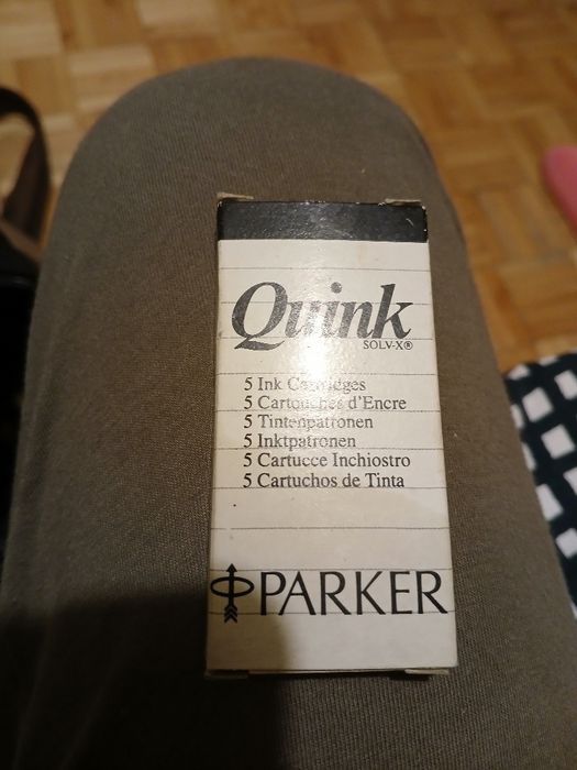 Naboje do Parker czarne