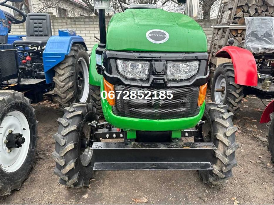 Міні-Трактор KENTAVR 200B з посиленою рамой+фреза+плуг ДОСТАВКА КРЕДИТ