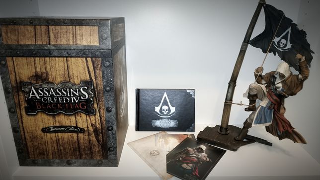 Assassin's Creed Black flag: Edycja kolekcjonerska - figurka, artbook.