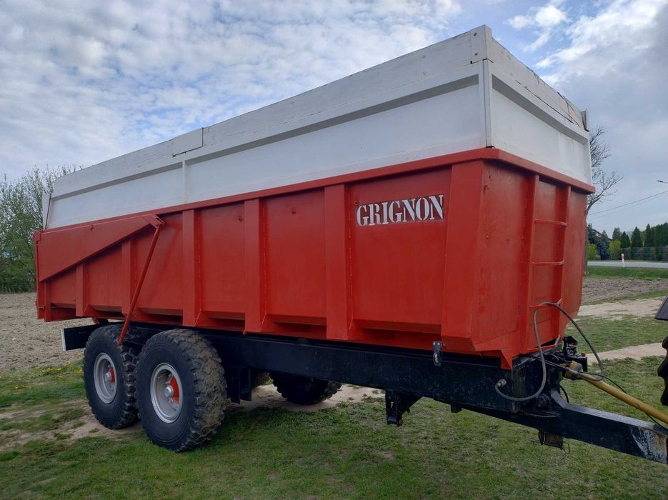 Przyczepa tandem wywrotka 20ton Grignon 27m3 kiper sprowadzona joskin
