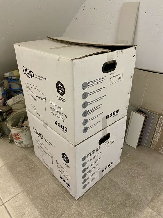 Унітаз підвісний безобідковий Q-Tap з сидінням soft-close