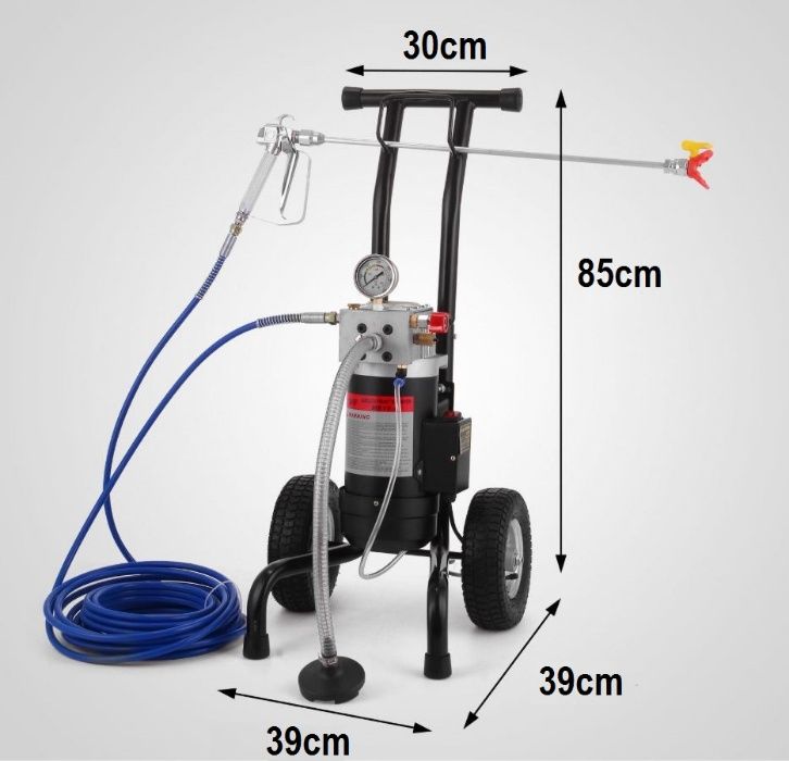 Pintura Sistema Airless, Pulverizador de tintas a alta pressão.